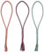 Pfiff 102932 Halsring für Pferde, Rund geflochten, Einstellbar, Länge 170cm Orange-Weiß
