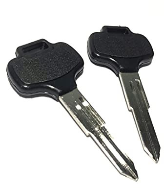 iHave Ersatz für 2x Rohlingschlüssel Skyline GTS-4 R32 R33 GTR R32 GTST 300ZX 240SX 180SX Silvia S13 S14 FairladyZ Z32, Schwarz, Small