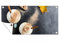 MuchoWow Outdoor-Poster Poster Wanddeko draußen Deko Garten Gartenposter 160x80 cm Ein herbstlicher Kaffee mit Zimt von oben betrachtet