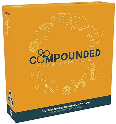 Greater Than Games Compounded: The Peer-Reviewed Edition - Greater Than Games, The Compound Building Chemistry Game, Alter 14+, 2-5 Spieler, Zufällig
