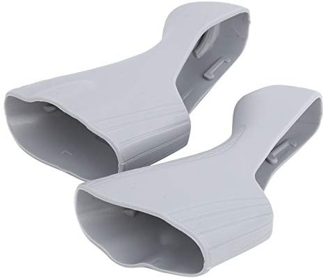 Dioche Capots pour 6800 St 4700 Silicone 1 Paire de Manchons de Poignée de Levier de Frein de Vélo Housse de Protection pour Vélo de Route St‑4700 5800 6800 (Gris)