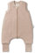Hofbrucker® Herbst Winter, Baby Schlafsack mit Füßen, Bio-Baumwolle, OEKO-TEX Zertifiziert, weicher ärmelloser Schlafsack für Baby & Neugeborerene Schadstoff frei von Synthetik (Taupe, 62-68)