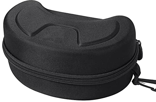 Silriku Protection Eva Ski Eyewear Case Snow Skiing Goggles Box Waterproof Snowboard Bag Eyewear Case Zipper Hard Box,Black