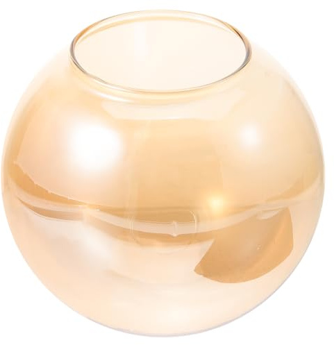 Amosfun Pantalla De Lámpara Esférica De Cristal 5.11 in Repuesto Para Lámpara Colgante Pantalla De Vidrio Para Techo Decoración Para Sala Dormitorio Estudio Y Cafetería