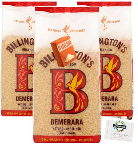 Demerara Sugar Bundle with Billingtons Demerara Sugar 500g + Brightdale Kitchen Card