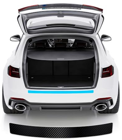 MNBHJGR Auto Stoßstangenschutz Folie für Renault Zoe 2012-2024, Kofferraums Schwellerkante Selbstklebender, Anti-Scratch Ladekantenschutz Folie,A