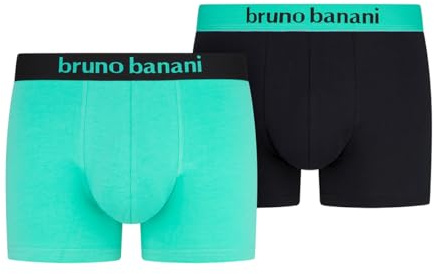 bruno banani - Flowing - Retro Short/Pant - 2er Pack (XL Grün/schwarz)