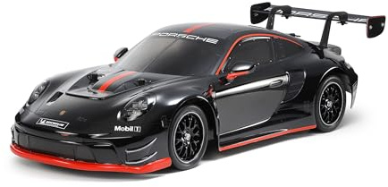 Tamiya 47512 1:10 RC Porsche 911 GT3R (992) Lackiert TT-02 - ferngesteuertes Auto, Fahrzeug, Modellbau, Zusammenbauen, Hobby, RC Bausatz