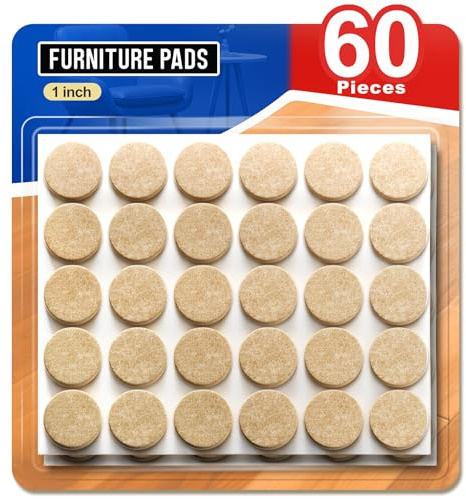 Ansible Felt Furniture Pads Chair Leg Floor Protectors 1 60PCS