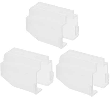MINAOLULUS 3pcs Plastic Turntable Needle Cover Stylus Protector for Record Player Vinyl Stylus Replacement Covers Compatible with Crosley and Dj Equipment