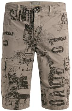 Camp David Herren Cargo Shorts mit All Over Print Rock Ridge, XXL