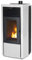 MCZ Star 2.0 Air Poêle à granulés 8 kw poêle à pellets en céramique Blanc