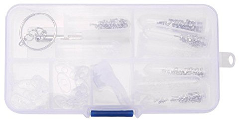 Occhiali da vista kit di riparazione for occhiali, occhiali da sole ottico strumento di riparazione cacciavite for viti dado nose Pad set assortito Kit