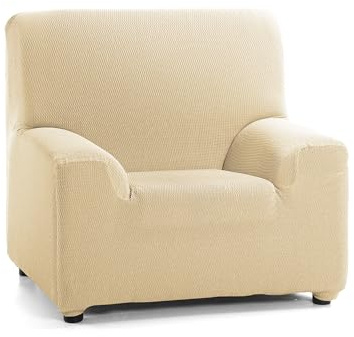 Martina Home Tunez elastischer Sofabezug, Stoff, Beige, 1-Sitzer (70 bis 110 cm)