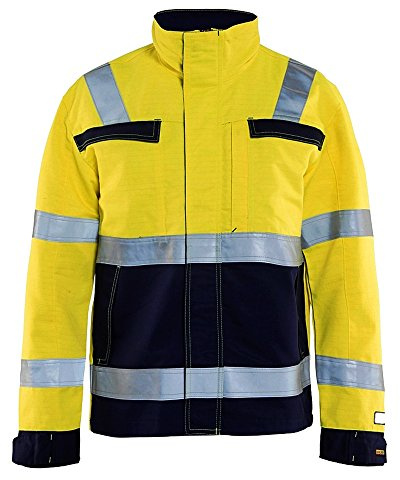 Blakläder 408715143389 Multinorm Jacke Größe in gelb/marineblau
