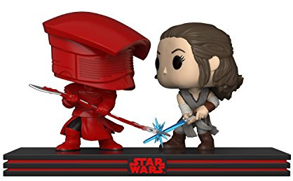 Funko Pop Movie Moments: Star Wars - Rey vs. Praetorian Guard Vinyl Bobble-Heads