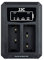 JJC USB Dual Battery Charger for Fujifilm X100VI X100V X100F X-PRO3 X-PRO2 X-PRO1 X-S10 X-E4 X-H1 X-T3 X-T2 X-T1 X-T50 X-T30II X-T30 X-T20 X-T10 X-A5 X-T200 X-T100 Replaces Fuji NP-W126/NP-W126s