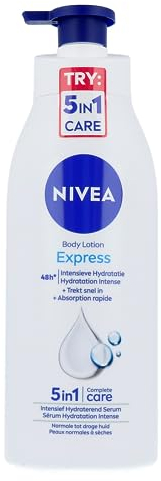 NIVEA Express Körperlotion mit Pump, 400 ml (1er Pack)