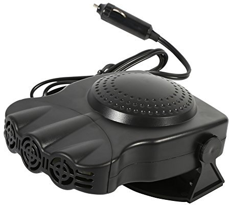 Calefactor de Coche, Calefactor de 150W 12V, 2 en 1 Ventilador y Calefactor para Desempañar Cristales