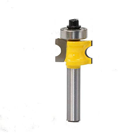 Fraise de fraisage d'angle avec tige de 8 mm 5 tailles de demi-rond sur le côté de l'outil de travail du bois