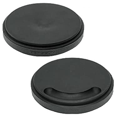 BERGEON Montagekissen 30097-E, Unterlage, Kissen für die Uhrenreparatur, aus Gummi, Schwarz, wendbar, 88 mm