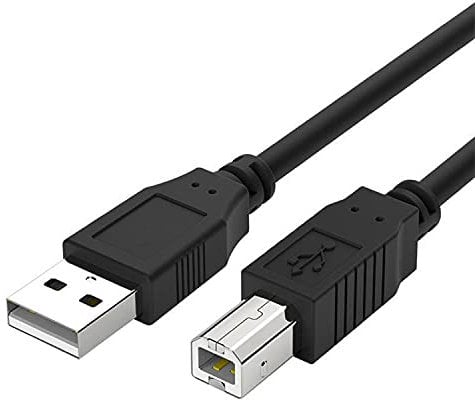 USB B MIDI Cable Compatible With M-Audio Oxygen 25/Keystation 49 MK3/61 MK3/88 MK3/Mini 32 MK3,Native Instruments Maschine Mikro Mk3 ,Komplete Kontrol M32 A61 Controller Keyboard USB Cable 10 Feet