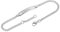 trendor Gravur-Armband für Mädchen 925 Silber Namensband 18,5 cm inklusive Wunsch-Gravur Armschmuck für Kinder, toller Gravurschmuck, 41066