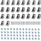 iMetrx 26Pcs 2020 Corner Brackets Set with 52Pcs M5 T Slot Nuts, 52Pcs M5x8mm Hex Socket Cap Screw and 2Pcs M3 Wrench for 2020 Series Aluminum Extrusion Profile Silver