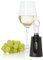 AdHoc VA09 Weinausgießer und Partikelfilter Vine mit Abtropfständer, Edelstahl/Acryl/Kunststoff/Silikon