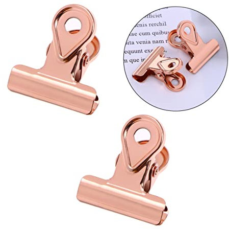 GRIRIW 20pezzi Clip Raccoglitore Fermagli Per Documenti e Antiruggine Per e Casa Organizzatori Resistente e