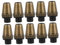 DOITOOL 10 Pezzi Fibbia a Filo Lampadario Pressacavo Antistrappo Pressacavo in Ferro Morsetti Di Fissaggio Del Cavo Clip Per Lampadari a Soffitto Passacavo Connettore Ferro Da Stiro Rami