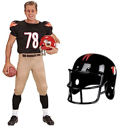 Kostüm American Football Star - Sportkostüm Männer - mit Helm XL - 54/56