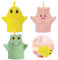 Canzoon Waschlappen Baby 3er-Pack Waschhandschuh Baby Set Babywaschlappen Mit Tiermotiv für Fröhlichen Badespaß, für Babys und Kinder ab 0+ Monaten