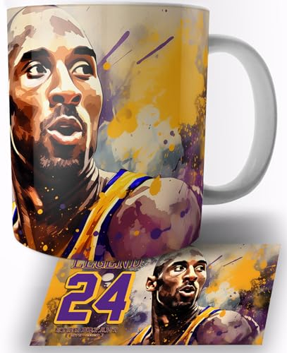 Kobe Bryant Los Angeles Lakers Keramik Becher 325ml Tasse Mug