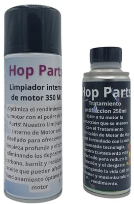 Kit Avanzado de Limpieza Interna y Antifricción para Motores Diesel y Gasolina: Aceite, Aditivo, Tratamiento de Alto Rendimiento para Coches - Desengrasante Potente y Limpiador Eficiente - Pre-ITV pa