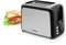 HYUNDAI Toaster TO304 I 750 W I 2 Scheiben I 7 Stufen I Krümelschublade I Stopfunktion I Gleichmäßiges Toasten