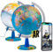EXERZ Beleuchteter Globus 20cm – Englische Karte – interaktive Globus AR (Globe + App), STEM-Spielzeug, Geschenke für Kinder von 4 bis 12 Jahren – iOS & Android