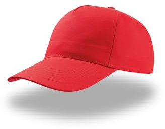 Cappellino Uomo e Donna Stile Baseball con Visiera - Disponibile in Diversi Colori - Chiusura Regolabile, Cappello Estivo - Red
