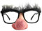 Jiqoe Große Nasenbrille Halloween Cosplay Party Dekoration Brille Kostüm Requisiten Halloween Brille Lustiger Nase