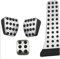 Bremspedal Für Benz W124 W202 W203 W140 W208 W210 W211 W220 R170 R171 R-Klasse Auto Pedale Bremse Kupplung Pedal Pad Abdeckung Auto-Fußpedale(MT Without Rest)