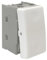 Interruptor empotrable estrecho 10A 250V con diseño compacto, ideal para controlar la iluminación en espacios reducidos.