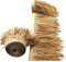 Künstliche Palme, Stroh, Dachziegel, Rolle, 4 m, feuerhemmend, Anti-Aging, für Tiki-Bar, Garten, Terrasse, Dekoration