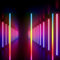 YASTA 5PZ Tubo LED Multicolore Neon Statico IC Barra Luminosa 120cm Luci Gaming