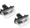 (Lot de 2) Éclairage Lumière de Plaque d'Immatriculation avec Ampoule compatible avec BERLINGO C3 C4 C5 DS4 SAXO XSARA 206 207 306 307 308 406 4027 5008 PARTNER - 6340A3 6340.A3
