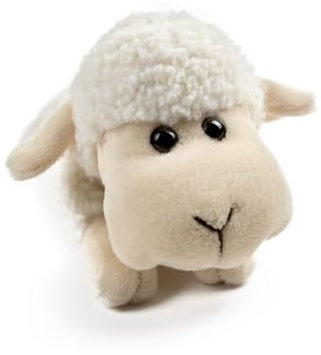 lilizzhoumax Weiß Schaf Plüschtier 24cm/9”, Simuliertes Tier Schaf Plüschtier, Kawaii Schaf Kuscheltier, Realistische Schaf Plüsch Spielzeug für Wilde Tiere, Geschenk für Freunde und Kinder