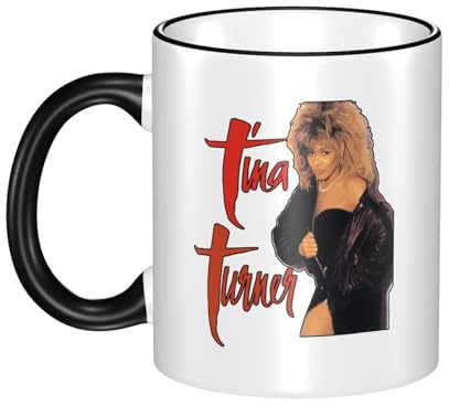 GEPANY Turner-Rock Singer Tina Ceramic Cup Home and Office Dual-Sided Printed Mugs A Heartwarming Present for Family and Friends