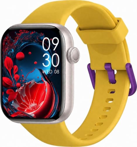 AcclaFit Smartwatch Uomo Donna, 1.85 Orologio Smartwatch con Effettua/Risposta Chiamate, 113 Sportive Smart Watch con Contapassi/SpO2/Sonno/Cardiofrequenzimetro, Impermeabil IP68 per iOS Android