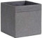 LOVE IT STORE IT Premium Aufbewahrungsbox - Kallax Einsatz aus Leinen - Verstärkt mit Holz - Quadratisch und stabil - Grau - 33x33x33 cm