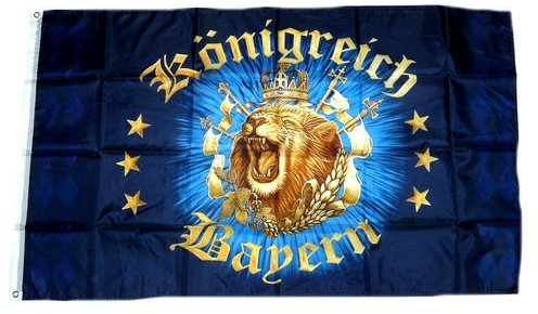 Fahne/Flagge Königreich Bayern Löwe 90 x 150 cm