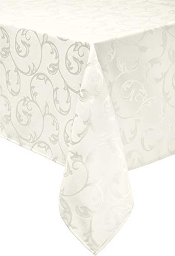 Erwin Müller Tischdecke Greven abwaschbar Creme Größe 110x140 cm